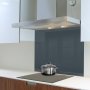 Grey Blue Hob Splashback 898 X 700 X 6MM