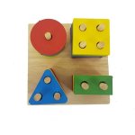 Shapes Stacker Board - Factory Plaza