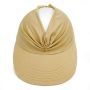 Wide Brim Uv Protection Visor Sun Hat For Women Portable Beach Cap