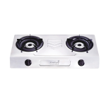 Totai 2 Burner Gas Auto Ignition Stainless Steel Hotplate 26 011A