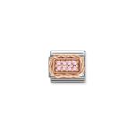 Composable Classic Link Pav Pink Stones