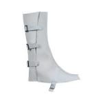 Pioneer Chrome Leather Knee Spats