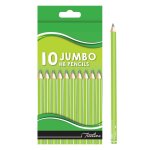 Triangular Jumbo Hb Pencils Full Length - Pack Of 10