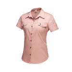 Ladies Kalahari Shirt S S Blush Pink - 3XL