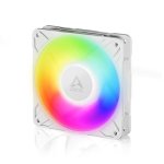 Arctic P12 Pro A-rgb White - Powerful Premium Fan 120 Mm Pwm Fan With Y-cable Splitter 600-3000 Rpm 0 Rpm