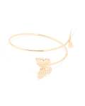 Goldair Gold Laser Cut Butterfly Arm Cuff