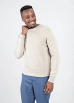 Ben Sherman Knit Crew Neck Sustained Brown Sweatshirt - XXL Brown