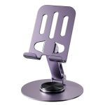 360-DEGREE Rotating Metal Phone And Tablet Stand Holder Non-slip Base