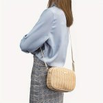Large Capacity Light Straw Bag Fashionable Bag Simple Small Square Bag