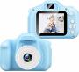 Video And Photo MINI Portable Rechargeable Digital Camera For Kids - Blue