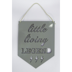 Kikki & Frankie Wall Plaques Little Living Legend-bolts