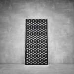 Laser Cut Screen - Design 096 - 2000 X 1000 X 20 Matt Black Indoor