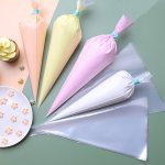50PCS Extra Thick Disposable Piping Bags - Large Easy Squeeze & Non-stick For Cake Decorating Cookies & Food Supplements - Durab