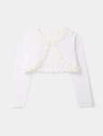 Betty Flower Cardigan - 9-10 Yrs Cream Cloud