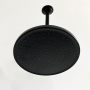 Lopoo High Pressure Rain Shower Head With Luxury Modern Look Tool-less Installation Matte Black Finish