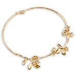 Goldair Gold Flower Choker Necklace