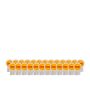 100PCS Waterproof Gel-filled Clear Button Telephone Wire Connectors