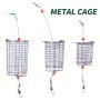 2PCS Stainless Steel Cage Style Fishing Nest Builders