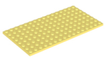 Parts Plate 8 X 16 92438 - Bright Light Yellow