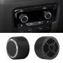 2 Pcs Rear Radio Audio Volume Control Knob Dial Tuner 22912547 Radio Repair Kit Replacement Button Compatible With 07-14 Chevy Gmc Buick