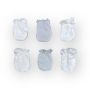 6-PACK Baby Basic Mittens - House Print