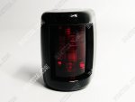 Port Light LED Red With Black Housing