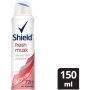 Shield Women Women Antiperspirant Deodorant Body Spray Fresh Musk 150ml