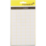 White Square Self-adhesive Labels 13MM X 19MM 1100 Pack
