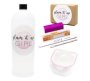 High Quality Uv Gel Nail Polish Soak-off Bowl Kit - 1 Litre Acetone 1 L