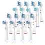 Oral-b Electrical Brush Replacement Heads For Cross 3D White - 16 Pack