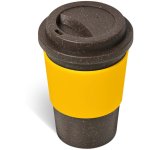 Kooshty Brown Bean Plastic Double-wall Tumbler 400ML – Yellow