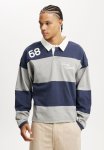Cotton On Box Fit Rugby Long Sleeve - Navy grey south London