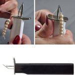 1PC Bead Knotting Tool For Beads Agate Gemstone Beading Jewelry Knotting Diy Device With Stainless Steel Needle For Silk Thread