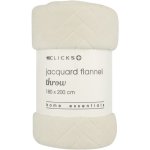 Clicks Jacquard Flannel Blanket 180X200CM