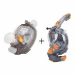Killer Deals Adult Full-face Underwater Swim Snorkel Dive Mask & 2 Adapters - Best Bargains Online