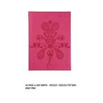 A4 Diary Page A Nappa 2026 Ruby Pink