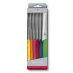 Victorinox Swiss Army Victorinox Swiss Classic Tomato steak Knife Serrated Set Of 6 Assorted Colours - Giftbox