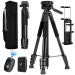 K&f Concept Pentagonal Tube Design Smart Pro Series Lightweight Tripod S255A3 With BV-01 Pan-head