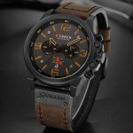 Curren Men's Sports Watch Multifunctional Timing Waterproof Wristwatch