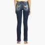 Winged Soul Mid Rise Bootleg Jean Blue Wash - 42