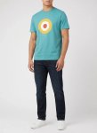 Ben Sherman Target Aqua Teal T-Shirt - XXL Blue