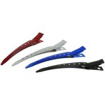 Sectioning Clips Duckbill Rubberised Assorted Colours 8.5CM 12 PACK