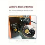 14AK Mig 130 CO2 Welding Gun Component With 6.6" 2M Long Cable - Suitable For Mig 130 0.8-1.2MM Welding