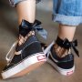 Bow Decor Fishnet Socks Hot Street Style Trendy Short Socks Women's Stockings & Hosiery