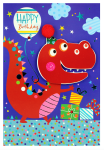 Happy Birthday Dino Card