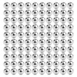 100PCS BAG 3MM 4MM Replacement Balls Externally Threaded Surgical Steel Balls Industrial Barbell Tongue Belly Button Piercing Ri