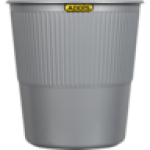 Addis Round Steel Grey Waste Bin 8.5L