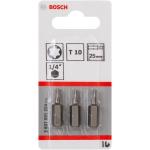 Bosch Screwdriver Bit T10 25MM 3PCE