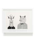 Bokkie And Wolf Art Print
