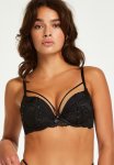 Bijou Maximizer Plunge Bra - Caviar